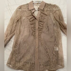 Trina Turk Lace Blouse